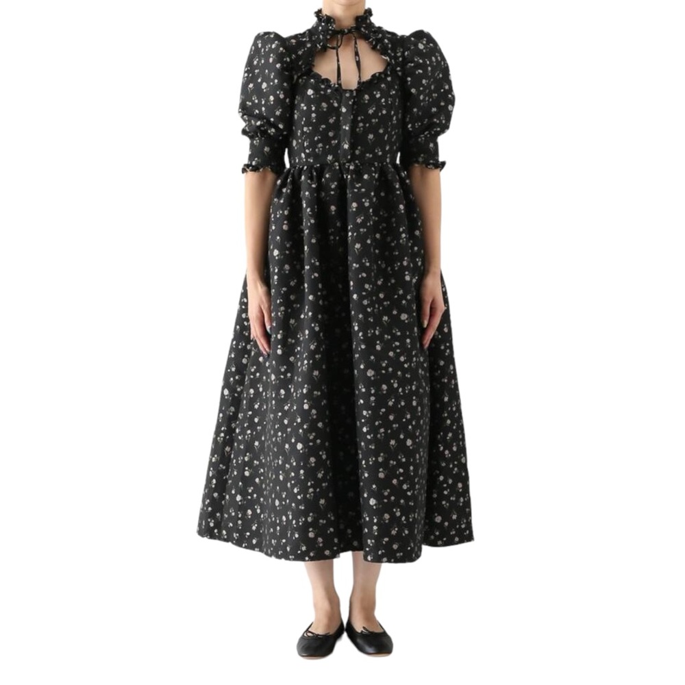 Sister Jane Agnes Jacquard Midi Dress Sz XS - Picture 12 of 16